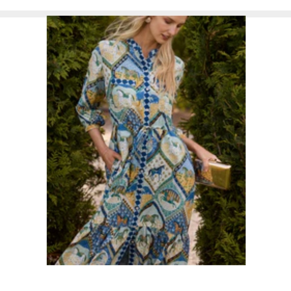 Printfresh High Horse showstopper dress sage L
